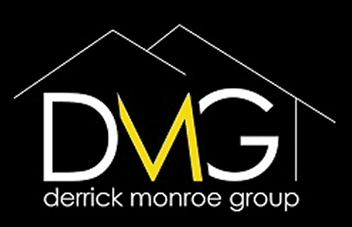 DMG logo with house roof design.